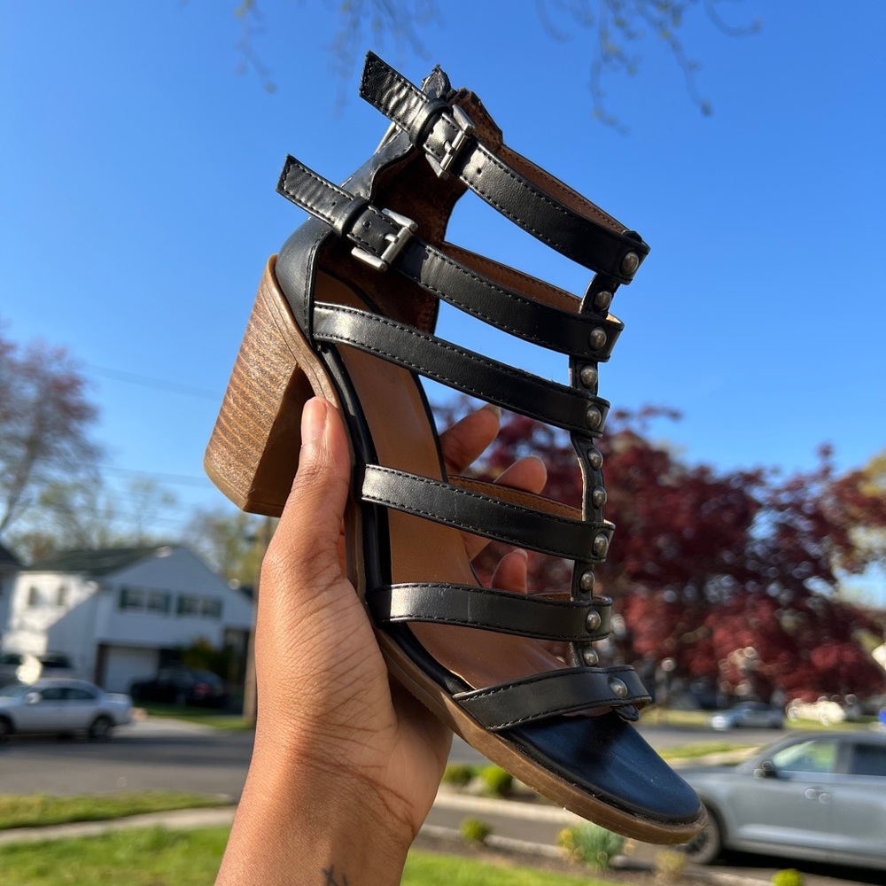 Black Strappy Target Sandals